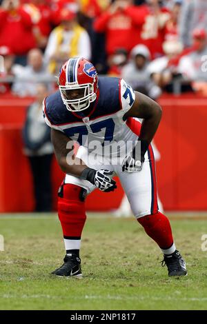 Buffalo Bills offensive lineman Demetrius Bell (#77) during a minicamp  event at Ralph Wilson Stadium in Orchard Park, New York. (Credit Image: ©  Mark Konezny/Southcreek Global/ZUMApress.com Stock Photo - Alamy