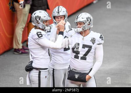 Denver Broncos long snapper Jacob Bobenmoyer (46) against the Kansas City  Chiefs of an NFL football game Sunday, December 11, 2022, in Denver. (AP  Photo/Bart Young Stock Photo - Alamy