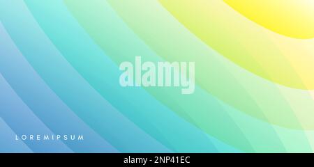 Abstract wavy background with dynamic effect. Modern screen design for mobile app and web. 3d vector illustration for brochure, banner, flyer or prese Stock Vector