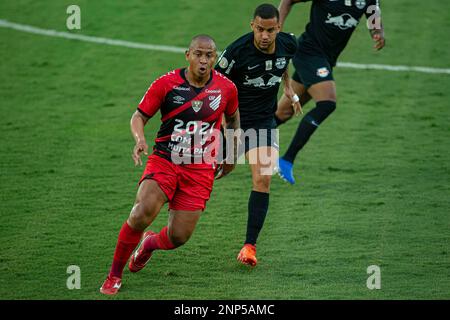 SP - Braganca Paulista - 05/05/2022 - COPA LIBERTADORES 2022, BRAGANTINO X  VELEZ SARSFIELD - CLEITON Bragantino's goalkeeper during a match against  Velez Sarsfield at Nabi Abi Chedid stadium for the Copa