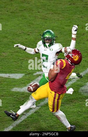 Southern California wide receiver Bru McCoy (4) catches a pass on