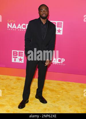 Caleb Pablo Caleb McLaughlin arrives at The 54th NAACP Image Awards, held at The ...