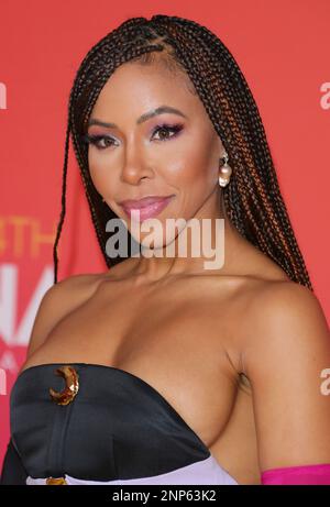 KJ Smith arrives at the 54th NAACP Image Awards on Saturday, Feb. 25
