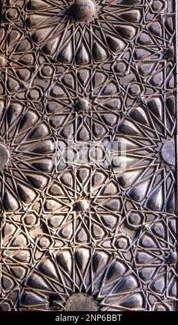 Sultan Barquq complex, Cairo, detail of door Stock Photo