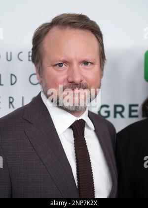 Los Angeles, USA. 25th Feb, 2023. Rian Johnson arrives at the 34th Annual Producers Guild Awards held at The Beverly Hilton on February 25, 2023 in Beverly Hills, CA, USA (Photo by Sthanlee B. Mirador/Sipa USA) Credit: Sipa USA/Alamy Live News Stock Photo