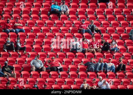 KANSAS CITY, MO - NOVEMBER 08: Carolina Panthers cornerback Stantley  Thomas-Oliver (23) between plays against the Kansas City Chiefs at  Arrowhead Stadium in Kansas City, Missouri. (Photo by William Purnell/Icon  Sportswire) (Icon