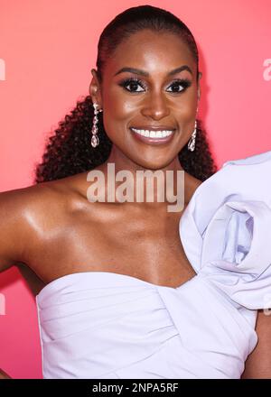 PASADENA, LOS ANGELES, CALIFORNIA, USA - FEBRUARY 25: Issa Rae arrives at the 54th Annual NAACP Image Awards held at the Pasadena Civic Auditorium on February 25, 2023 in Pasadena, Los Angeles, California, United States. (Photo by Xavier Collin/Image Press Agency) Stock Photo