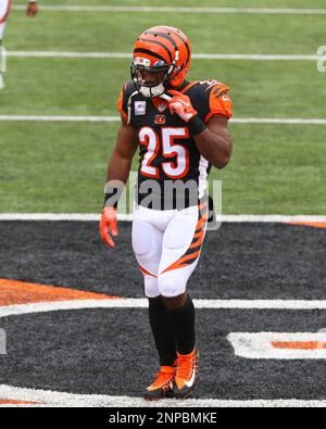 October 25, 2020: Giovani Bernard #25 of the Cincinnati Bengals