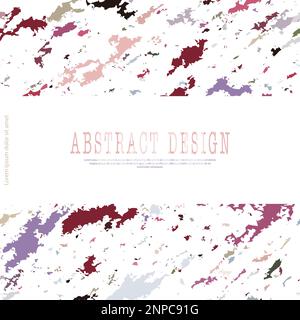 Template for background, cover, screensaver, website and creative idea in abstract style. Layout for interior ideas, corporate style and decorative cr Stock Vector