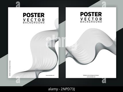 collection of abstract backgrounds poster template. colorful backgrounds for poster flyer banner backdrop. Stock Vector