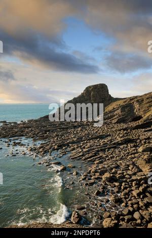 Rickets Head near Newgale in Pembrokeshire. Stock Photo