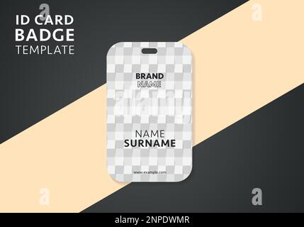 Badge template with abstract shapes. Abstract dynamic gradient graphic elements in modern style. Stock Vector
