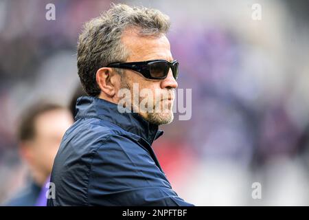 PARIS - France trainer coach Fabien Galthie during the Guinness Six Nations Rugby match between France and Scotland at Stade de France on February 26, 2023 in Paris, France. AP | Dutch Height | GERRIT OF COLOGNE Stock Photo