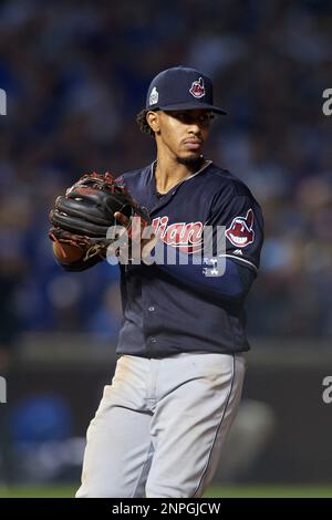 Cleveland Indians shortstop Francisco Lindor poses for a portrait