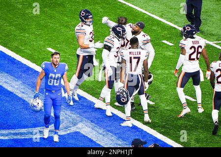 Chicago Bears wide receiver Cordarrelle Patterson watches against the  Detroit Lions during an NFL football game in Detroit, Thursday, Nov. 28,  2019. (AP Photo/Paul Sancya Stock Photo - Alamy