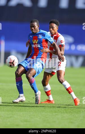 Crystal Palace's Tyrick Mitchell and Southampton's Kyle Walker