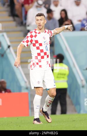 Ivan Perisic of Croatia reacts during the FIFA World Cup Qatar 2022, Round of sixteen match between Japan and Croatia at Al Janoub Stadium. Final score; Japan 1:1 Croatia.Penalties; Japan 1:3 Croatia. Stock Photo