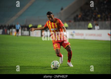 February 25, 2023, Rades, Tunis, Tunisia: match of Esperance of Tunis (EST) vs Zamalek of Cairo (Egypt) on behalf of the 3rd day of the CAF Champions League (Credit Image: © Chokri Mahjoub/ZUMA Press Wire) EDITORIAL USAGE ONLY! Not for Commercial USAGE! Stock Photo