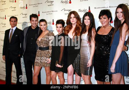 SEPTEMBER 8th 2020: 'Keeping Up With The Kardashians' will be coming to an end with the final season airing in early 2021. The popular reality television show aired for 20 seasons over 14 years on E! Entertainment Television. - File Photo by: zz/Raoul Gatchalian/STAR MAX/IPx 2011 12/15/11 Scott Disick, Robert Kardashian, Kim Kardashian, Kourtney Kardashian, Khloe Kardashian, Kendall Jenner, Kris Jenner and Kylie Jenner at the grand opening of 'Kardashian Khaos' at The Mirage Hotel and Casino. (Las Vegas, Nevada)