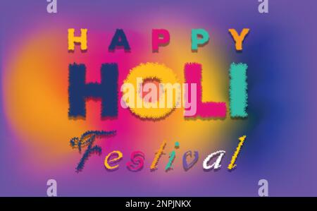 Happy holi abstract festival colorful background Stock Vector