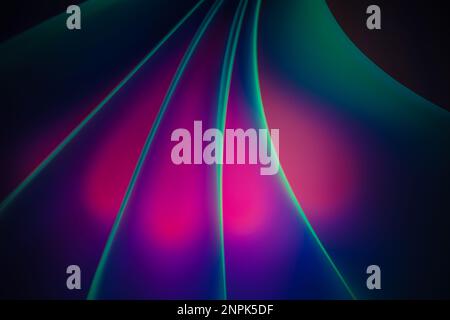 Abstract curved shapes in soft colors. Converging lines. Abstract background. Stock Photo