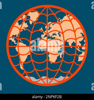 Search In World Wide Web - Colourful Vector Icons Stock Vector