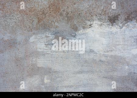 Closeup of textured grey concrete wall Stock Photo
