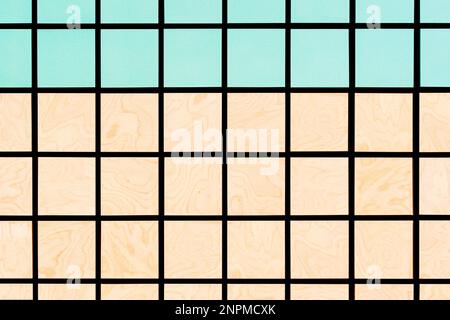 abstract background of colored wooden cubes Stock Photo