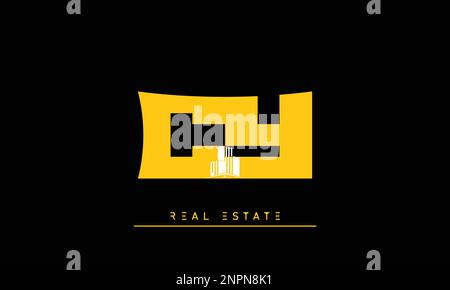 Real Estate letters Initials Monogram logo CY , YC Stock Vector
