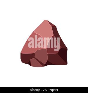 Ore Rocks Vector Ore rock boulder. Natural shape stone. vector illustration Stock Vector ...