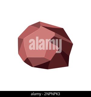 Ore Rocks Vector Ore rock boulder. Natural shape stone. vector illustration Stock Vector ...