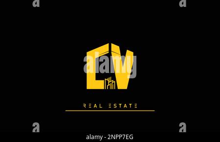 Real Estate letters Initials Monogram logo CV , VC Stock Vector