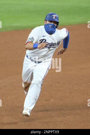 September 29, 2019: Texas Rangers catcher Jose Trevino #56 during the final  Major League Baseball game held at Globe Life Park between the New York  Yankees and the Texas Rangers in Arlington