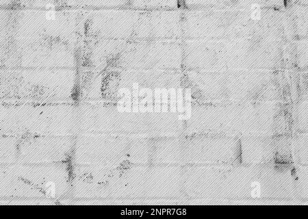 Lines that makes a plastered texture of brick wall. Vector background. Stock Vector