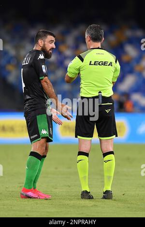 The referee Gianluca Aureliano during AC Pisa vs AS Cittadella