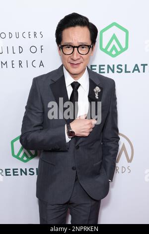Beverly Hills, USA. 25th Feb, 2023. Ke Huy Kwan attends the 2023 Producers Guild Awards at The Beverly Hilton on February 25, 2023 in Beverly Hills, California. Photo: CraSH/imageSPACE Credit: Imagespace/Alamy Live News Stock Photo