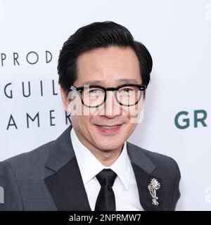 Beverly Hills, USA. 25th Feb, 2023. Ke Huy Kwan attends the 2023 Producers Guild Awards at The Beverly Hilton on February 25, 2023 in Beverly Hills, California. Photo: CraSH/imageSPACE/Sipa USA Credit: Sipa USA/Alamy Live News Stock Photo