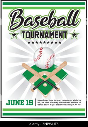 Free Vector  Baseball championship poster