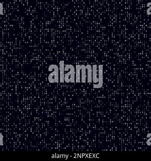 Digital cover. White sparse binary background. Big sized seamless pattern. Awesome vector illustration. Stock Vector