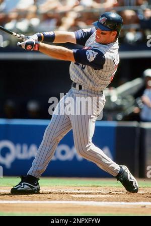 Jim Edmonds of the Anaheim Angels during a game circa 1999 at