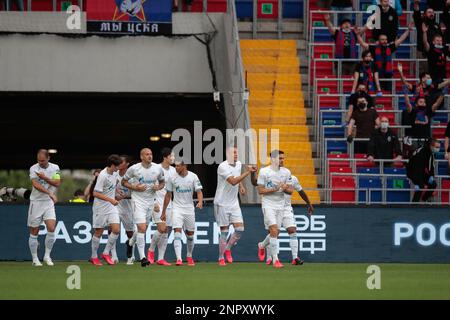 CSKA Moscow fans try set fire to Spartak stadium