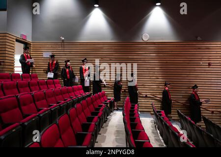 Graduation Stage Empty