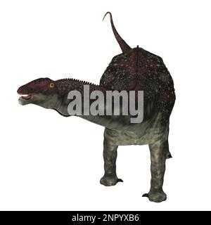 Diamantinasaurus was a herbivorous sauropod dinosaur that lived in herds in Australia during the Cretaceous Period. Stock Photo