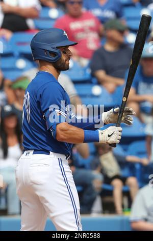 March 18, 2023, Dunedin, FL, The United States: Toronto Blue JaysÃ• Kevin  Kiermaier cools off during a spring training game against the New York  Yankees at TD Ballpark in Dunedin, Fla., Saturday