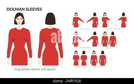 Elbow Length Dolman Sleeves Boatneck Top - GROUP A
