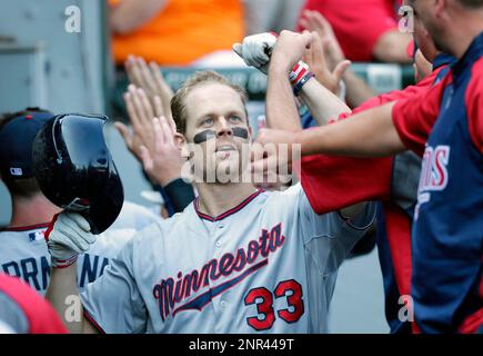 John Olerud of the Toronto Blue Jays watches his fourth-inning, grand slam  home run sell out during a game in Seattle, Sunday, afternoon, July 16,  1995 against the Mariners. (AP Photo/Gary Stewart