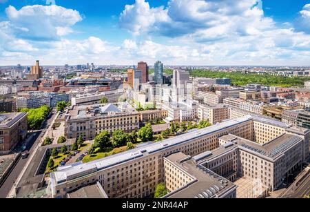 panoramic view at the berlin city center Stock Photo