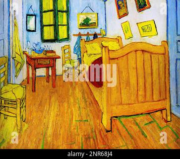 The Bedroom in Arles, Vincent Van Gogh, 1888. Stock Photo