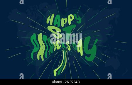 St. Patrick's Day. cultural and religious celebration with celtic concept of March 17th. Stock Vector