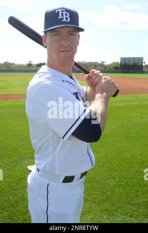 Tyler Glasnow of the Tampa Bay Rays poses for picture day on February